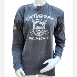 Cat Lady Dr.‎ Meow Ling sleeve tee L